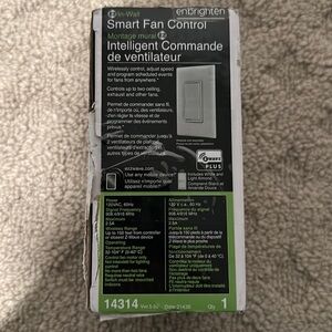 Enbrighten In Wall Smart Fan Control
